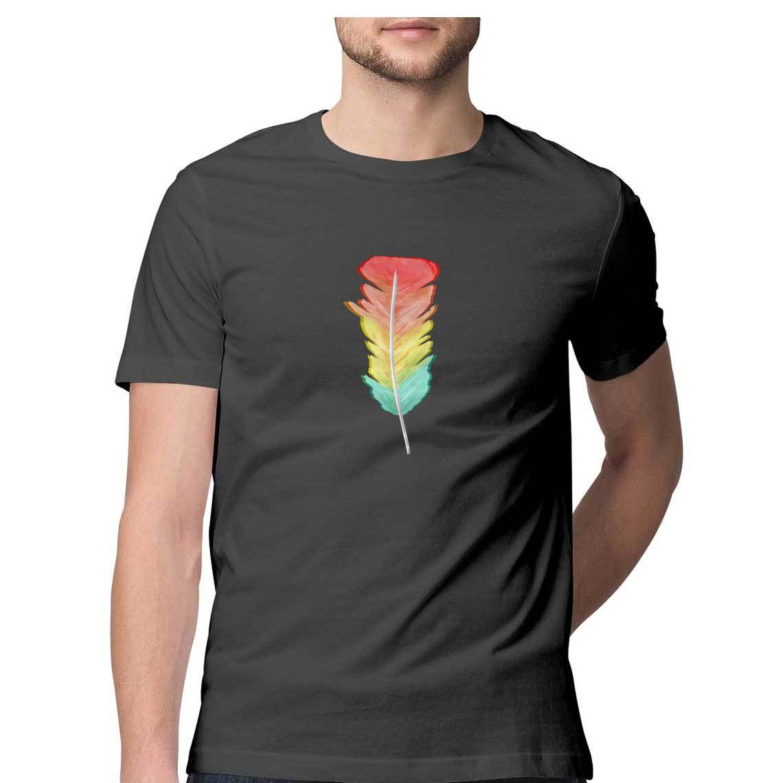 Coloured Feather T-shirt