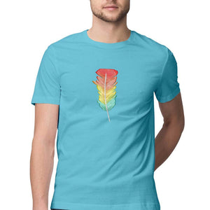 Coloured Feather T-shirt