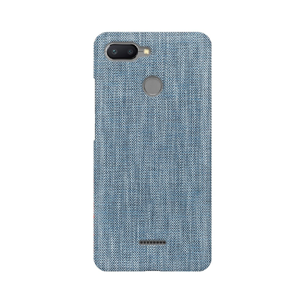 Jeans Texture   ---   Apple XioMi RealMe Oppo Vivo - Mobile Back Cover