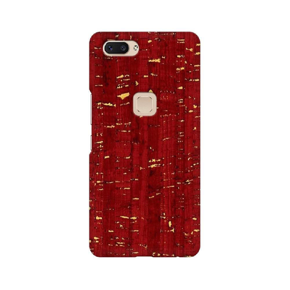 Red Texture   ---   Apple XioMi RealMe Oppo Vivo - Mobile Back Cover