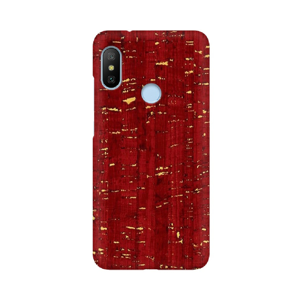 Red Texture   ---   Apple XioMi RealMe Oppo Vivo - Mobile Back Cover