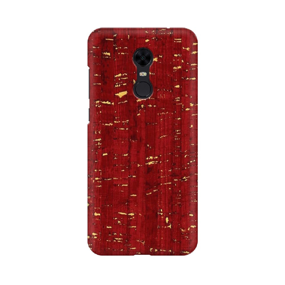 Red Texture   ---   Apple XioMi RealMe Oppo Vivo - Mobile Back Cover