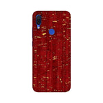 Red Texture   ---   Apple XioMi RealMe Oppo Vivo - Mobile Back Cover