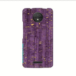 Violet Texture   ---   Sony Nokia Lenovo Moto HTC Huawei - Mobile Back Cover