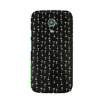 Block Print Black   ---   Sony Nokia Lenovo Moto HTC Huawei - Mobile Back Cover