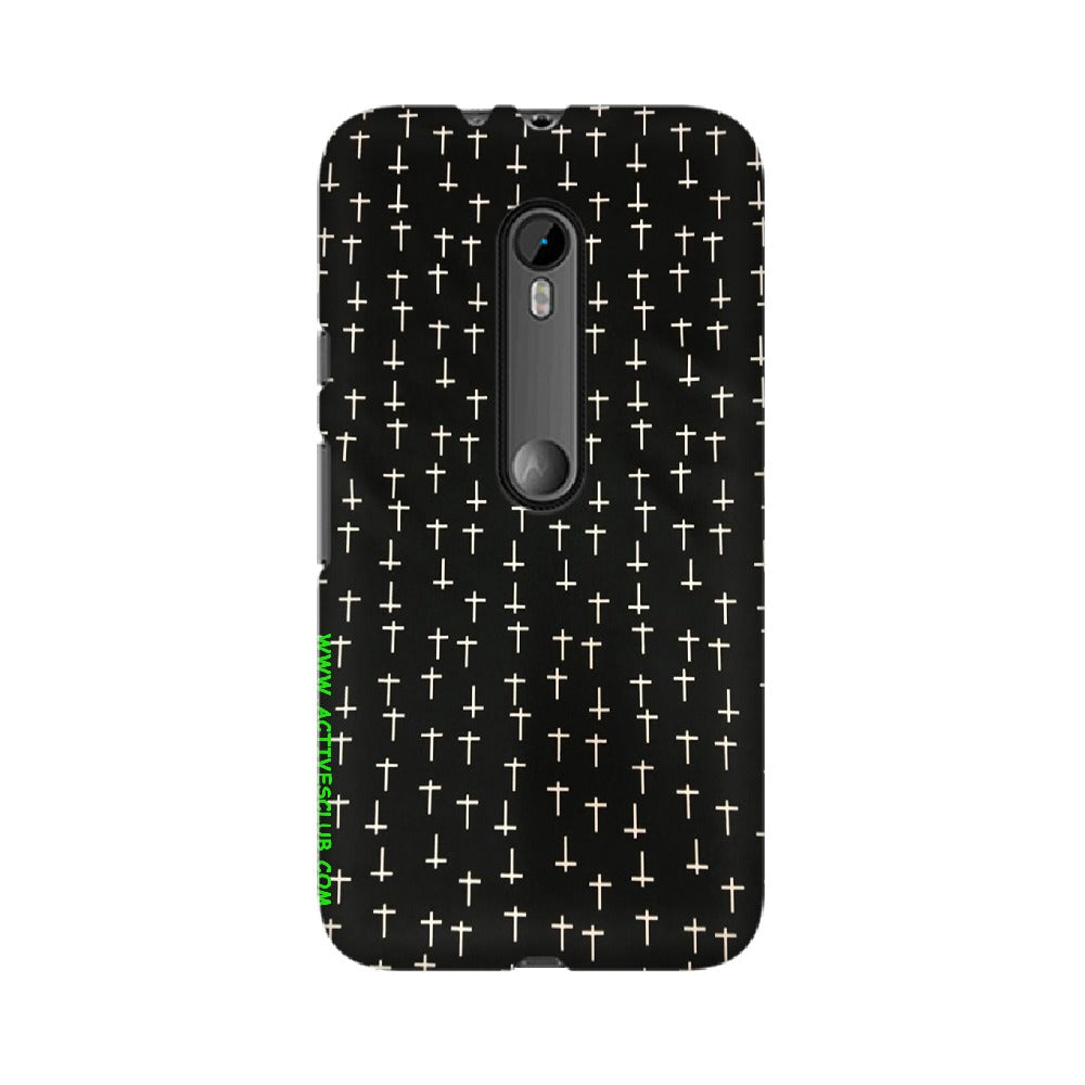 Block Print Black   ---   Sony Nokia Lenovo Moto HTC Huawei - Mobile Back Cover