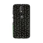 Block Print Black   ---   Sony Nokia Lenovo Moto HTC Huawei - Mobile Back Cover