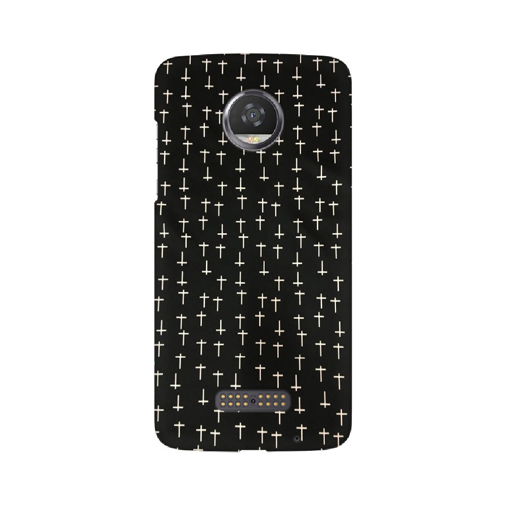 Block Print Black   ---   Sony Nokia Lenovo Moto HTC Huawei - Mobile Back Cover