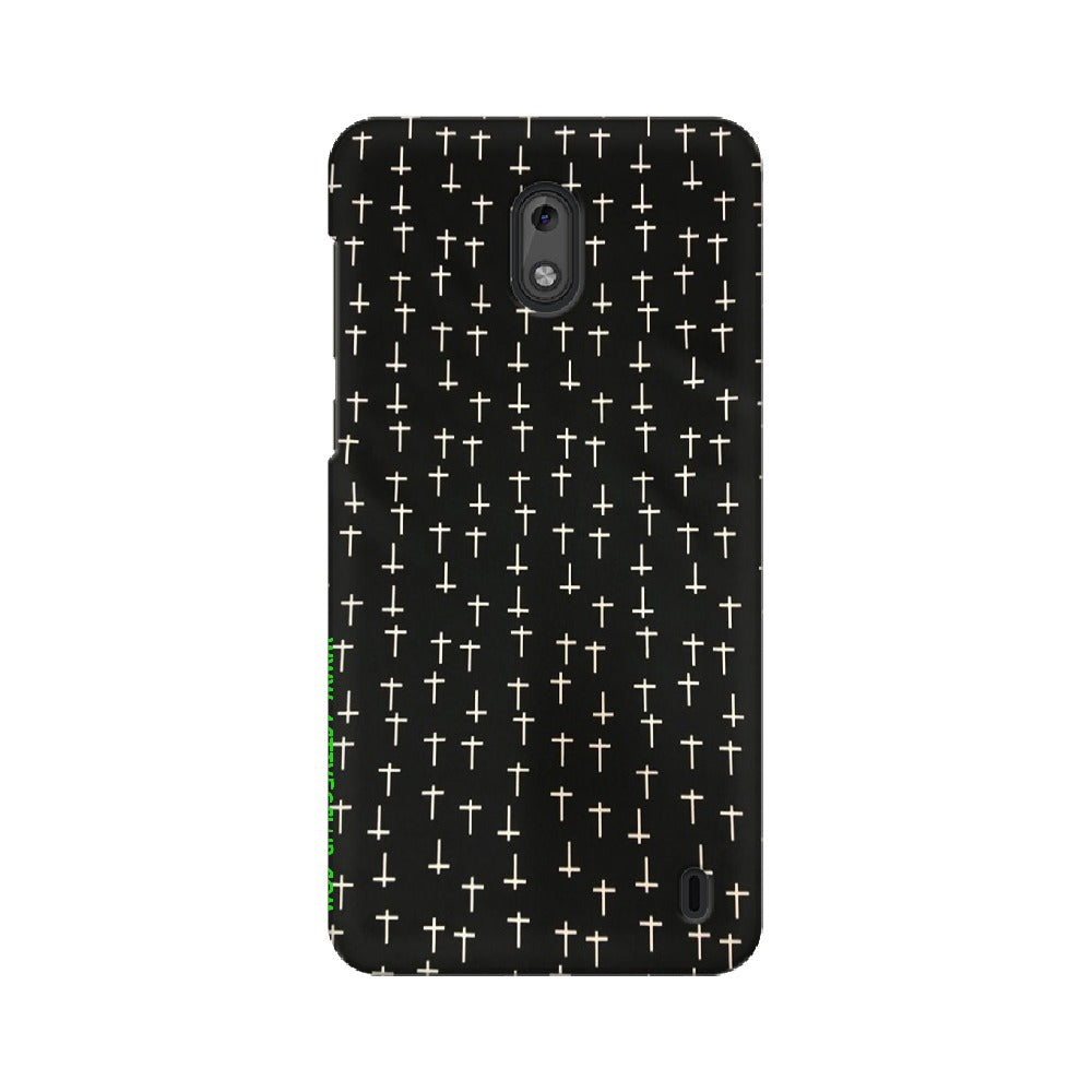 Block Print Black   ---   Sony Nokia Lenovo Moto HTC Huawei - Mobile Back Cover