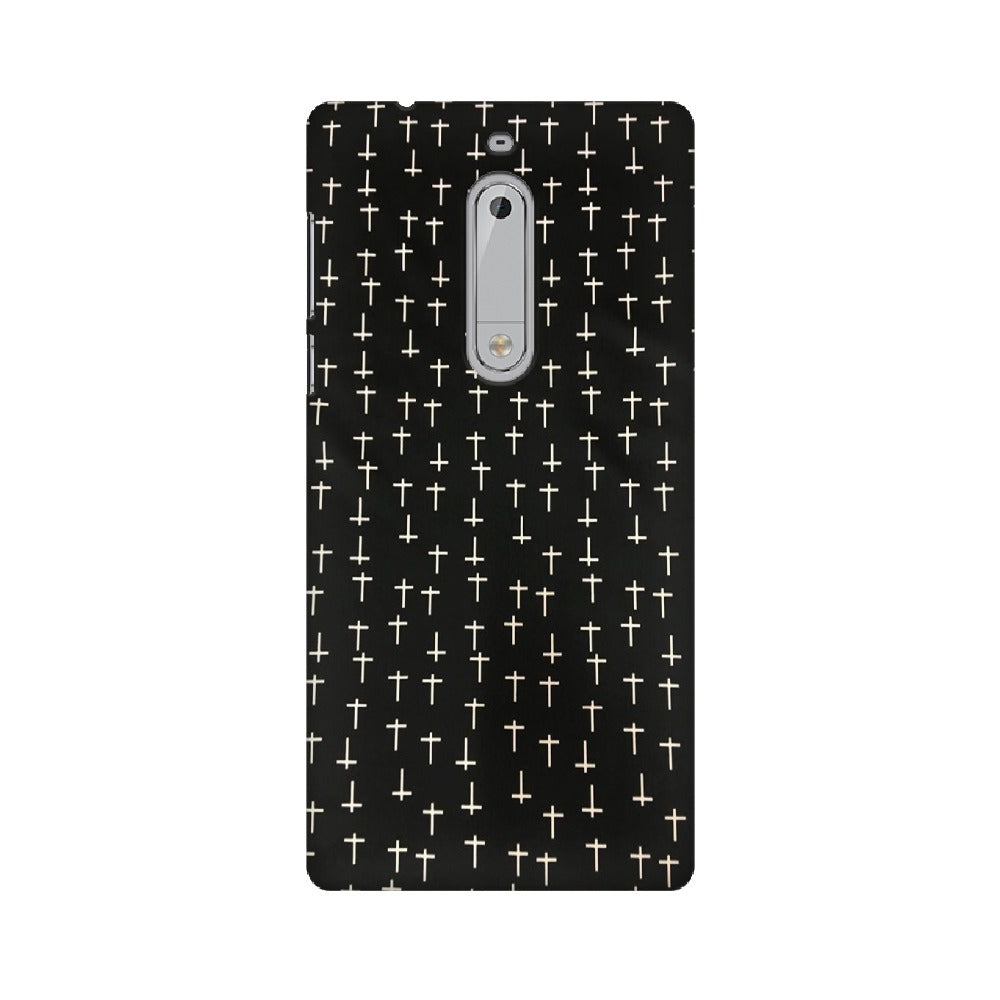 Block Print Black   ---   Sony Nokia Lenovo Moto HTC Huawei - Mobile Back Cover