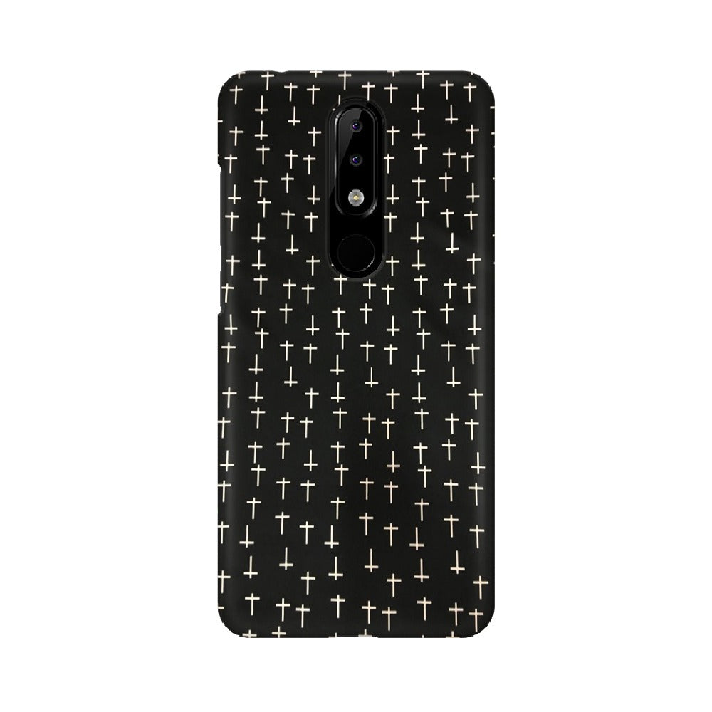 Block Print Black   ---   Sony Nokia Lenovo Moto HTC Huawei - Mobile Back Cover