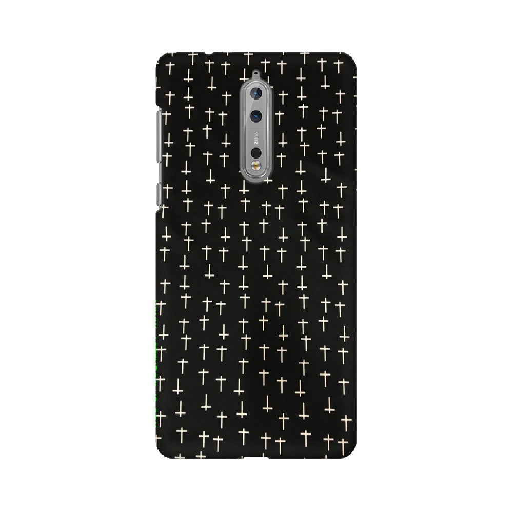 Block Print Black   ---   Sony Nokia Lenovo Moto HTC Huawei - Mobile Back Cover