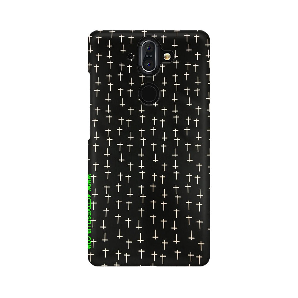 Block Print Black   ---   Sony Nokia Lenovo Moto HTC Huawei - Mobile Back Cover