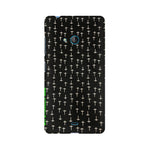 Block Print Black   ---   Sony Nokia Lenovo Moto HTC Huawei - Mobile Back Cover