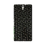 Block Print Black   ---   Sony Nokia Lenovo Moto HTC Huawei - Mobile Back Cover