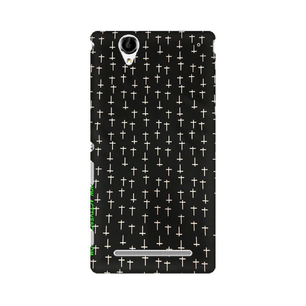 Block Print Black   ---   Sony Nokia Lenovo Moto HTC Huawei - Mobile Back Cover