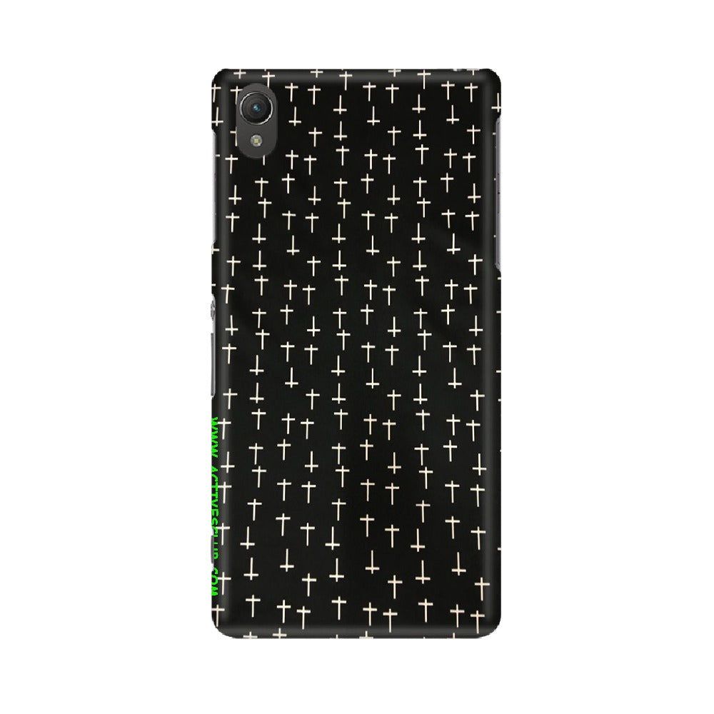 Block Print Black   ---   Sony Nokia Lenovo Moto HTC Huawei - Mobile Back Cover