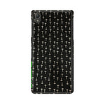 Block Print Black   ---   Sony Nokia Lenovo Moto HTC Huawei - Mobile Back Cover