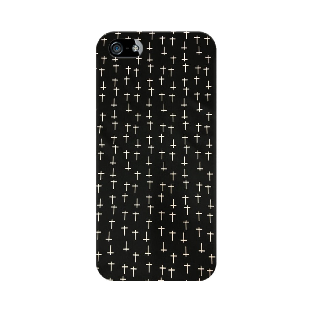 Block Print Black   ---   Apple XioMi RealMe Oppo Vivo - Mobile Back Cover