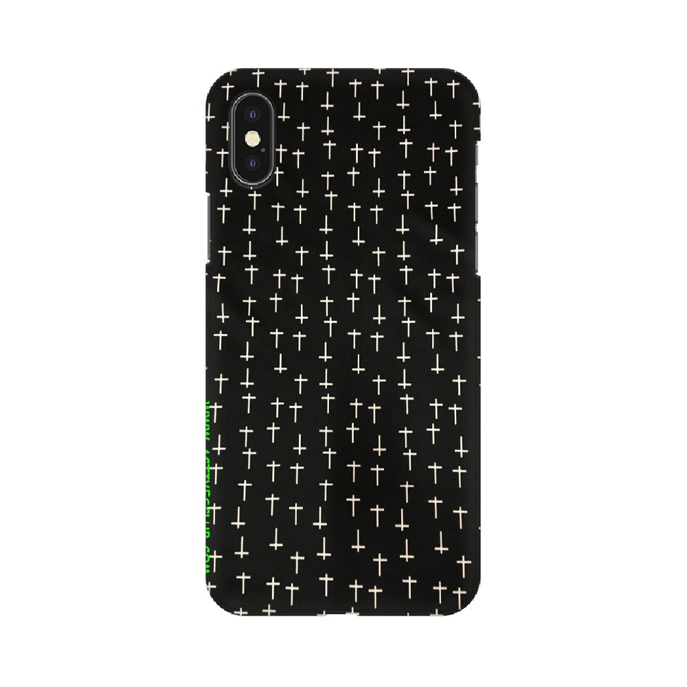 Block Print Black   ---   Apple XioMi RealMe Oppo Vivo - Mobile Back Cover