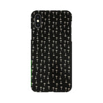 Block Print Black   ---   Apple XioMi RealMe Oppo Vivo - Mobile Back Cover