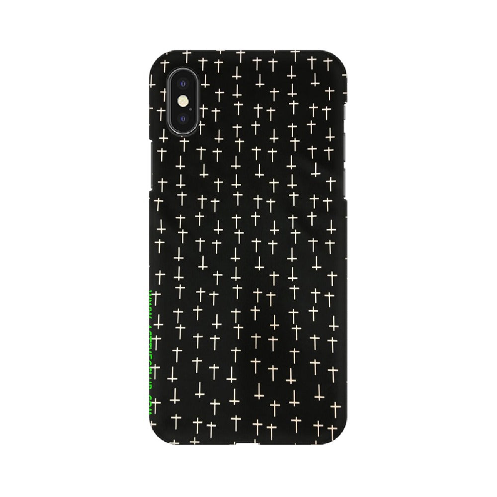 Block Print Black   ---   Apple XioMi RealMe Oppo Vivo - Mobile Back Cover