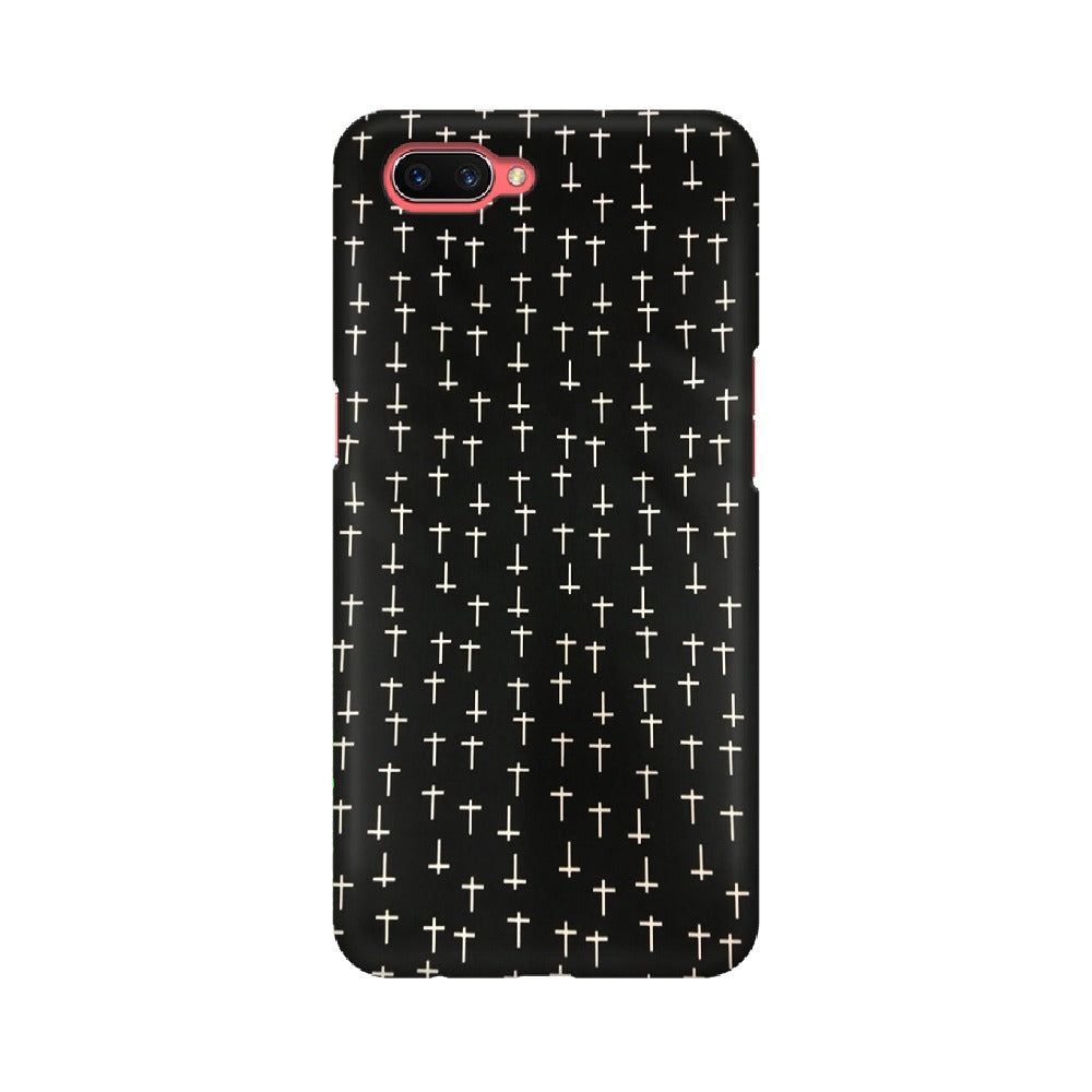 Block Print Black   ---   Apple XioMi RealMe Oppo Vivo - Mobile Back Cover