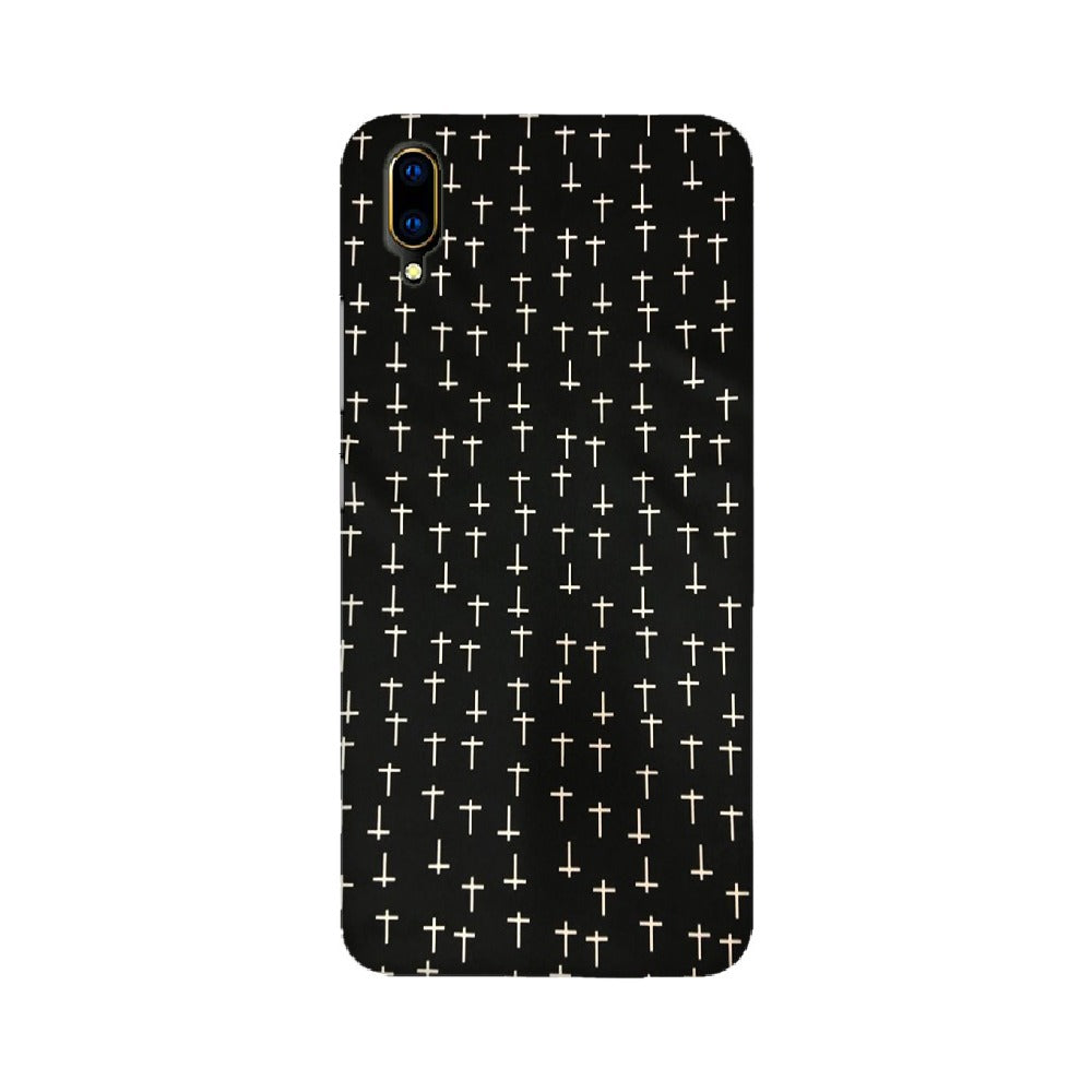 Block Print Black   ---   Apple XioMi RealMe Oppo Vivo - Mobile Back Cover