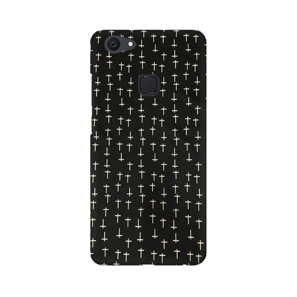 Block Print Black   ---   Apple XioMi RealMe Oppo Vivo - Mobile Back Cover