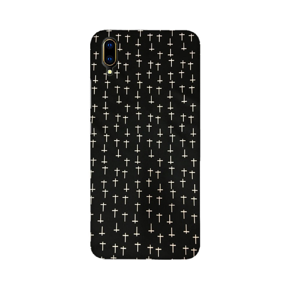 Block Print Black   ---   Apple XioMi RealMe Oppo Vivo - Mobile Back Cover