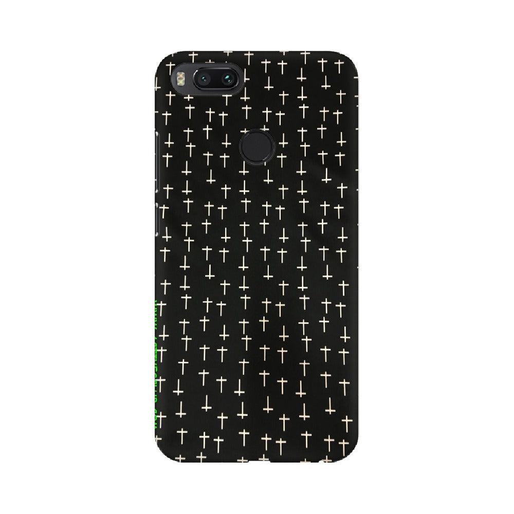 Block Print Black   ---   Apple XioMi RealMe Oppo Vivo - Mobile Back Cover