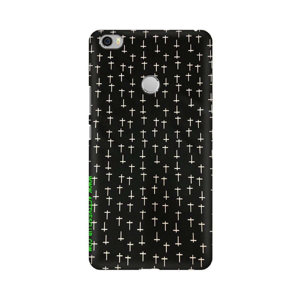 Block Print Black   ---   Apple XioMi RealMe Oppo Vivo - Mobile Back Cover