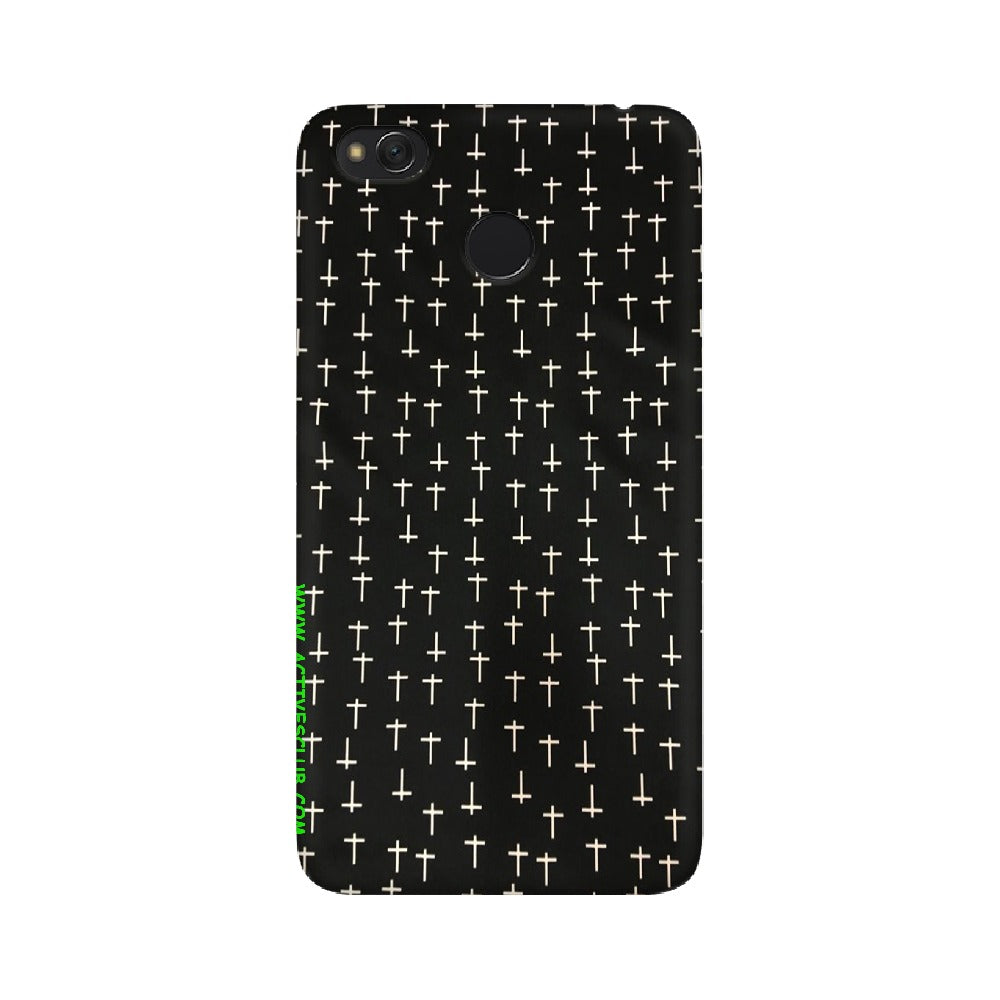 Block Print Black   ---   Apple XioMi RealMe Oppo Vivo - Mobile Back Cover