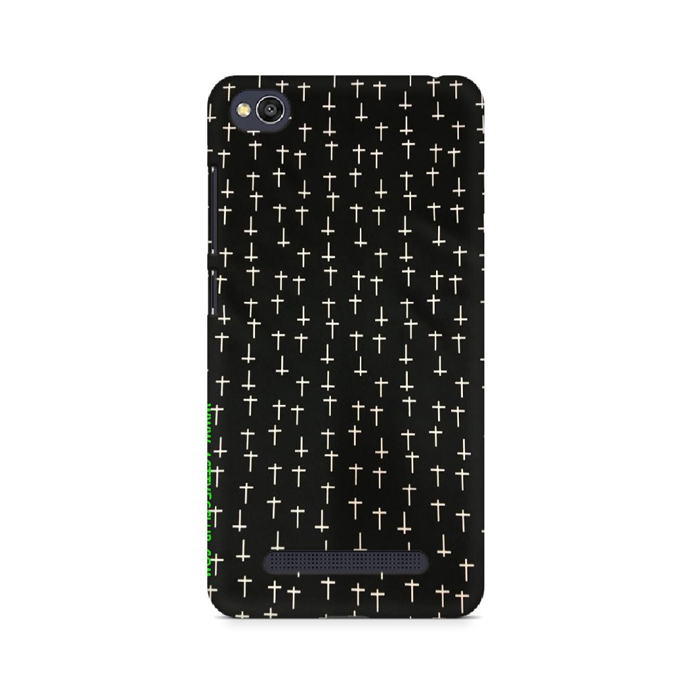 Block Print Black   ---   Apple XioMi RealMe Oppo Vivo - Mobile Back Cover