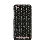 Block Print Black   ---   Apple XioMi RealMe Oppo Vivo - Mobile Back Cover