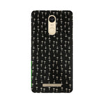 Block Print Black   ---   Apple XioMi RealMe Oppo Vivo - Mobile Back Cover