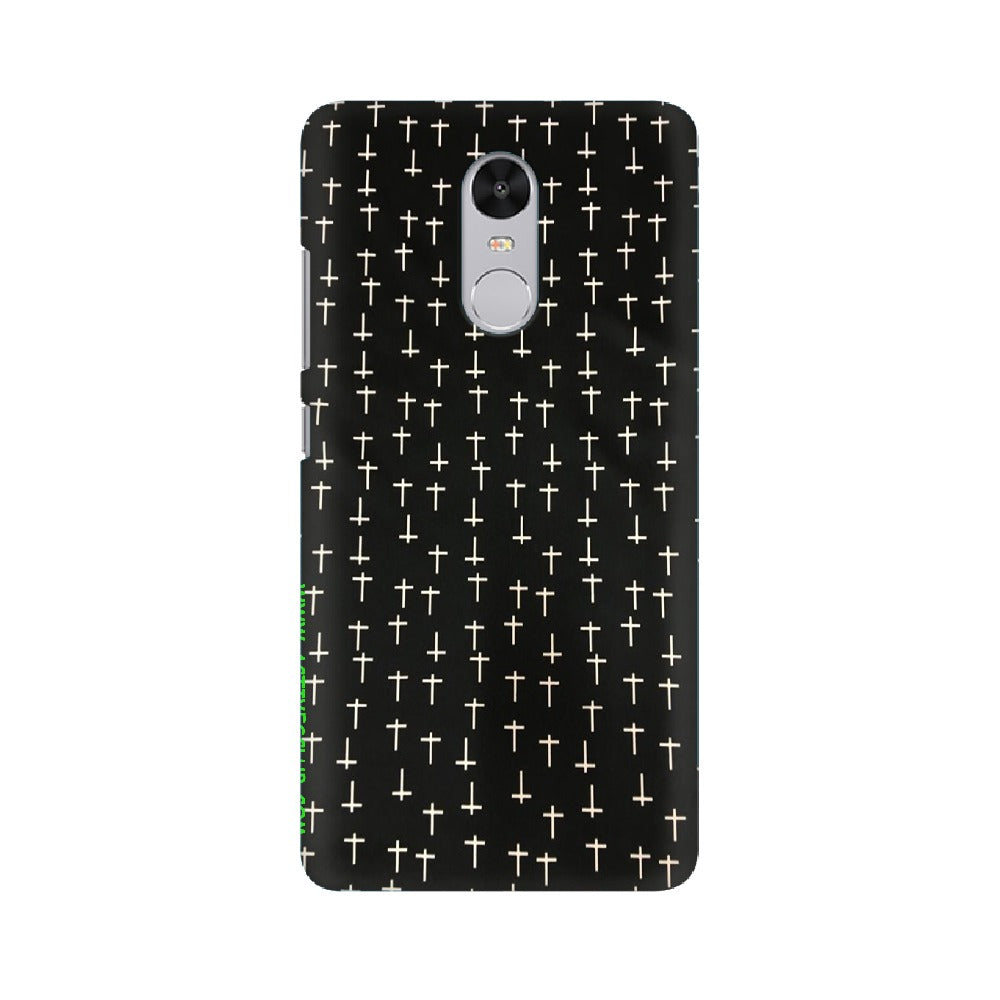 Block Print Black   ---   Apple XioMi RealMe Oppo Vivo - Mobile Back Cover