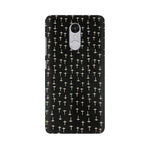 Block Print Black   ---   Apple XioMi RealMe Oppo Vivo - Mobile Back Cover