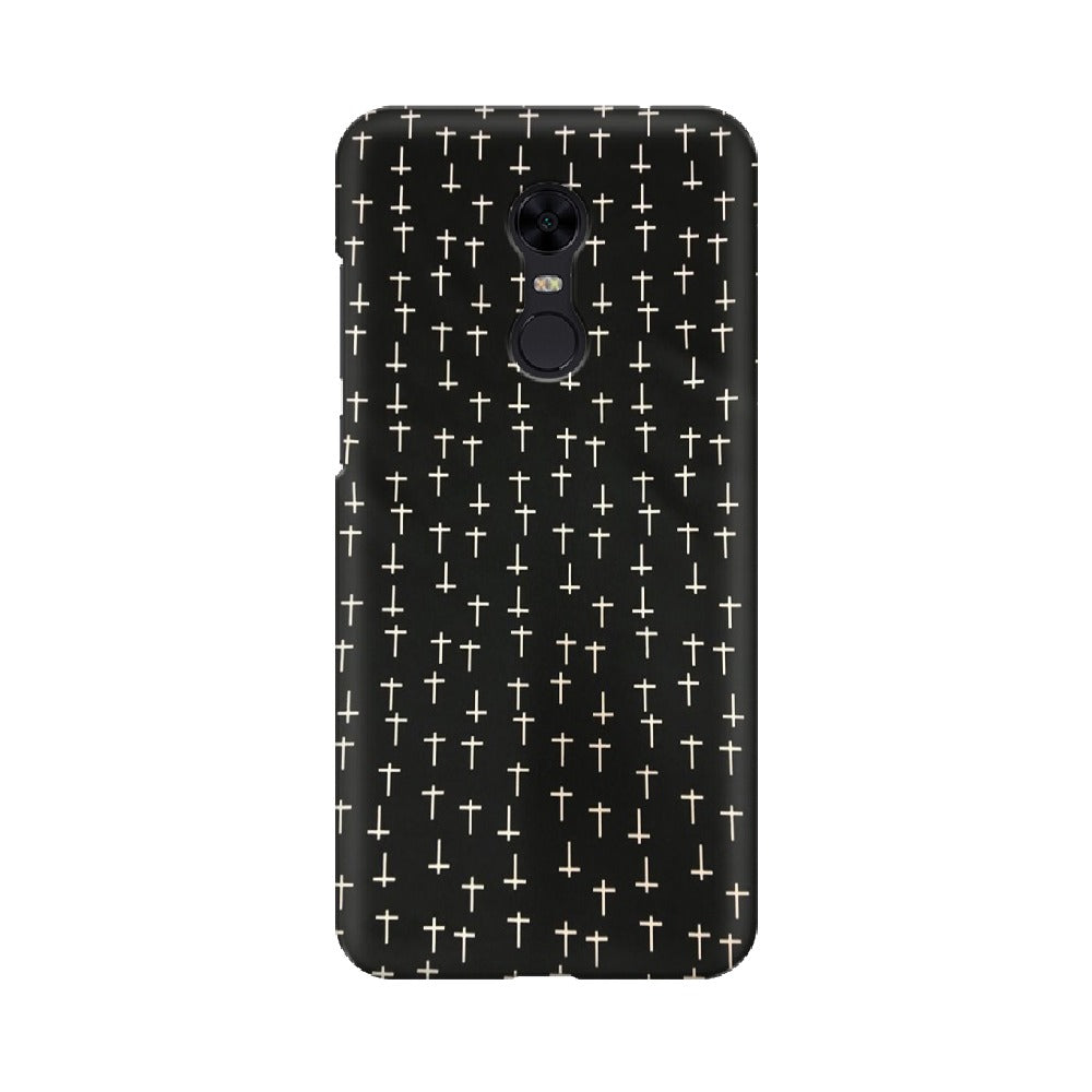 Block Print Black   ---   Apple XioMi RealMe Oppo Vivo - Mobile Back Cover