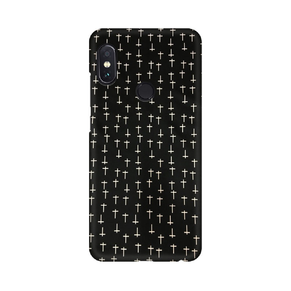 Block Print Black   ---   Apple XioMi RealMe Oppo Vivo - Mobile Back Cover