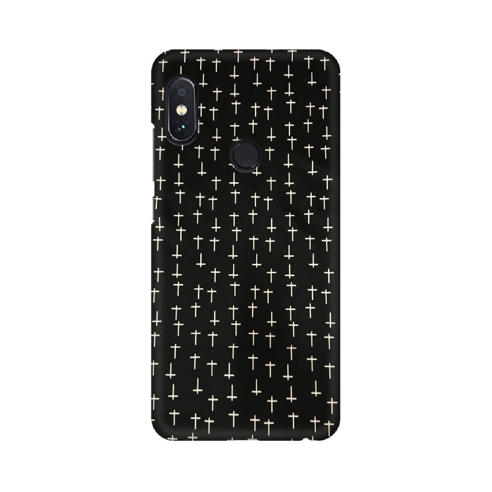 Block Print Black   ---   Apple XioMi RealMe Oppo Vivo - Mobile Back Cover