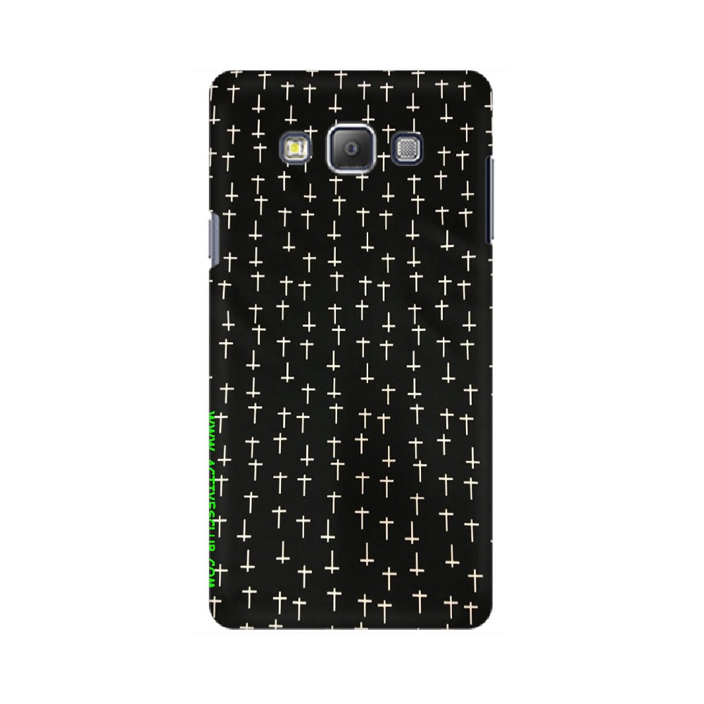 Block Print Black   ---   Samsung Google OnePlus Mobile Back Cover