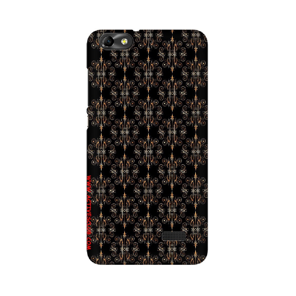 Block Print Black Symmetry   ---   Sony Nokia Lenovo Moto HTC Huawei - Mobile Back Cover