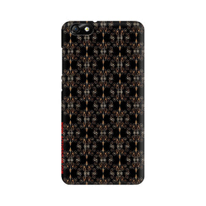 Block Print Black Symmetry   ---   Sony Nokia Lenovo Moto HTC Huawei - Mobile Back Cover