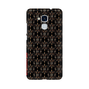 Block Print Black Symmetry   ---   Sony Nokia Lenovo Moto HTC Huawei - Mobile Back Cover