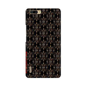 Block Print Black Symmetry   ---   Sony Nokia Lenovo Moto HTC Huawei - Mobile Back Cover