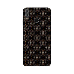 Block Print Black Symmetry   ---   Sony Nokia Lenovo Moto HTC Huawei - Mobile Back Cover