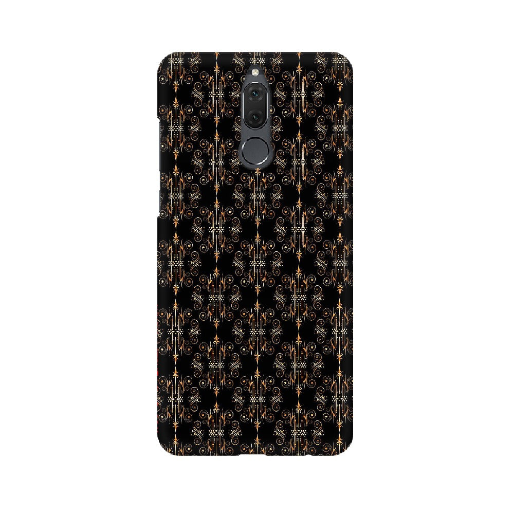 Block Print Black Symmetry   ---   Sony Nokia Lenovo Moto HTC Huawei - Mobile Back Cover