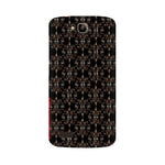 Block Print Black Symmetry   ---   Sony Nokia Lenovo Moto HTC Huawei - Mobile Back Cover