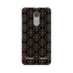 Block Print Black Symmetry   ---   Sony Nokia Lenovo Moto HTC Huawei - Mobile Back Cover